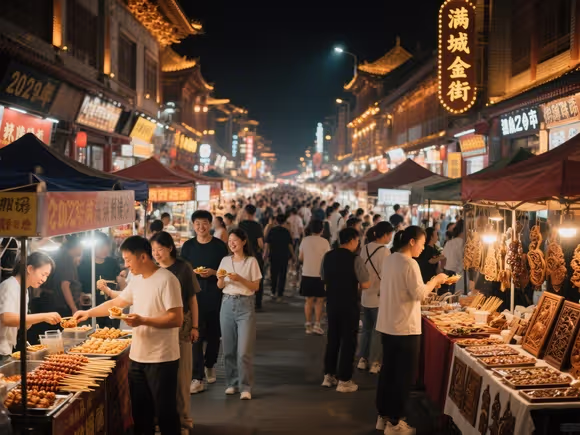 满城晚上有什么景点