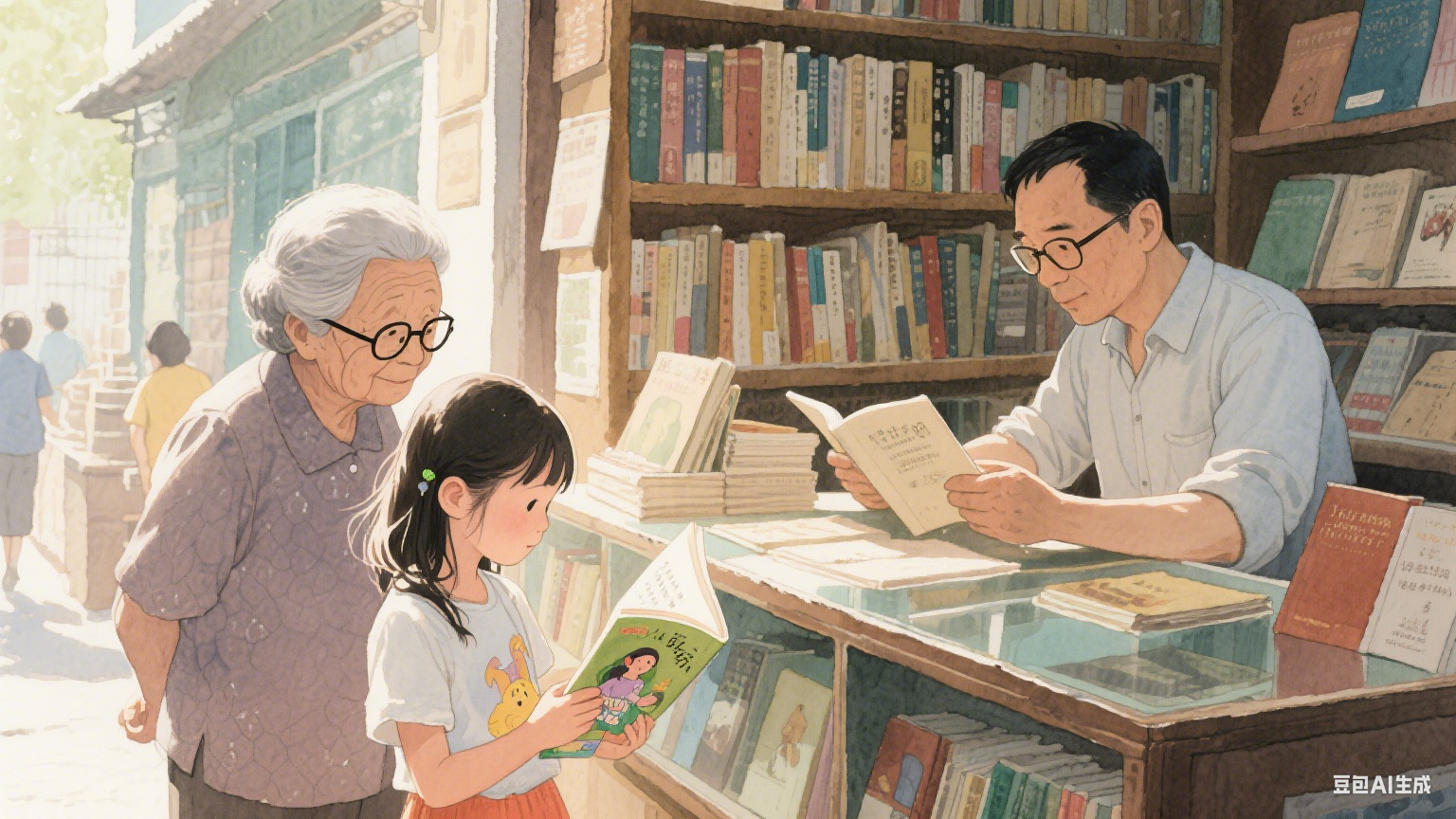 巷尾老书店：时光褶皱里的墨香