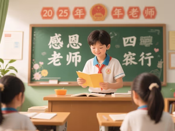 感恩老师四字词语