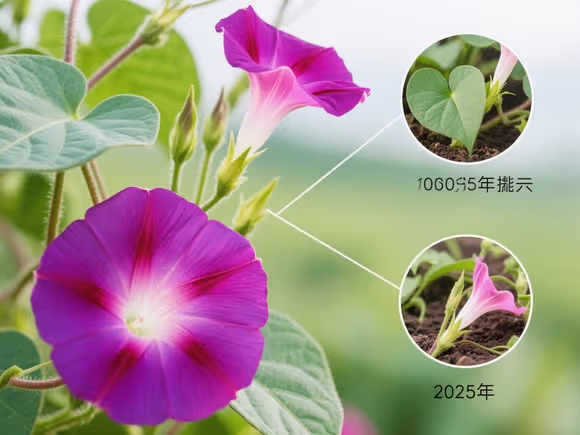 牵牛花的变化过程