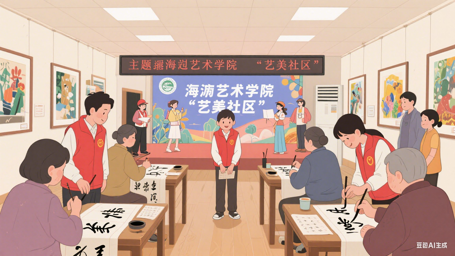 临港艺术学院开展 “社区美育进万家” 活动 丰富居民文化生活