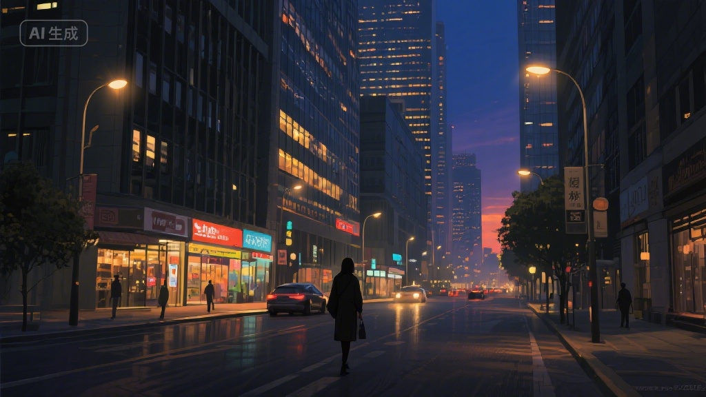 城市夜归人：灯火里的温柔与坚韧