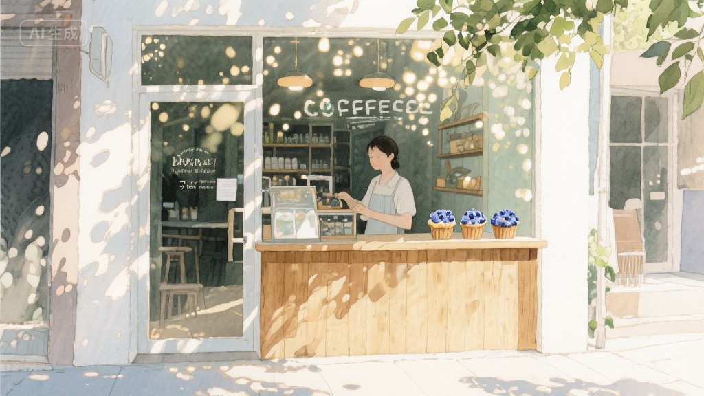街角咖啡馆的时光絮语