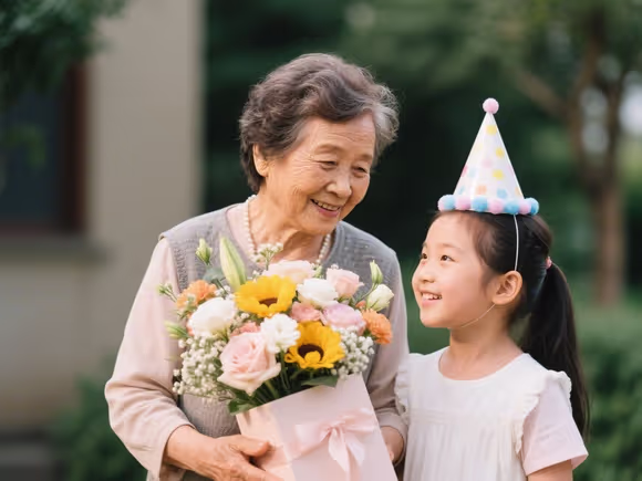 奶奶给孙女买生日礼物可以买花吗花