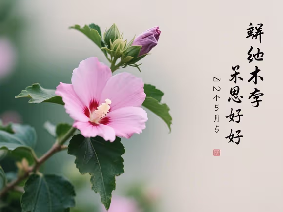 宗璞好一朵木槿花