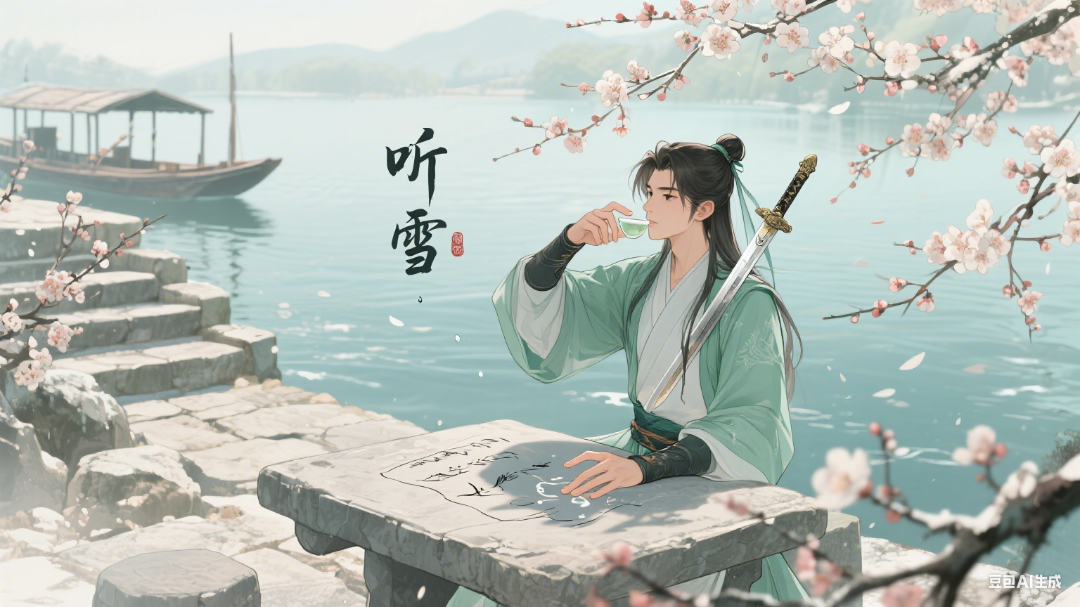 剑影梅香：一段被风记住的江湖往事