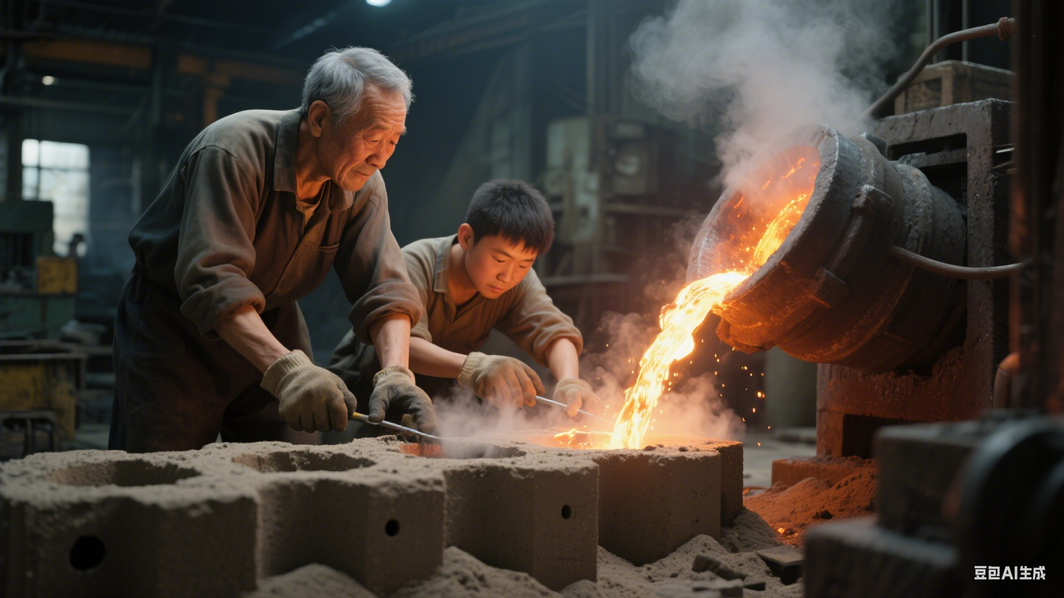铸造车间里的 “魔幻现实主义”：铁水与笑声齐飞的奇妙日常