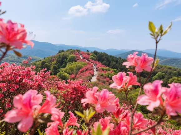 麻城杜鹃花几月份
