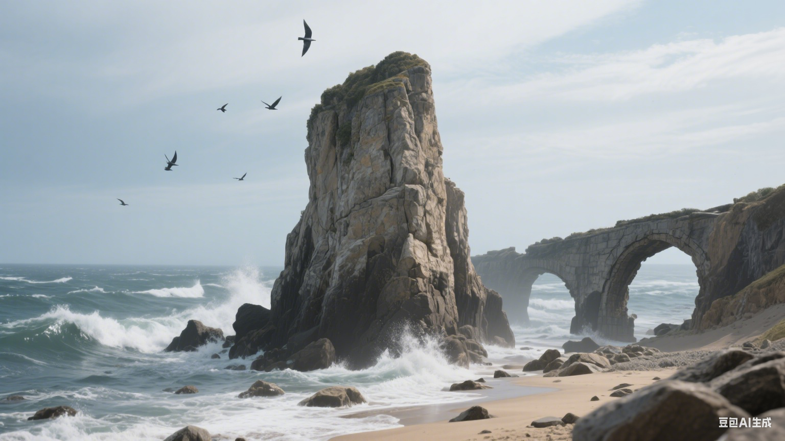 沧海雕琢的自然雕塑：探秘海蚀柱的奥秘