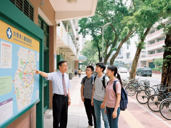 香港留学怎么到宝宝医院