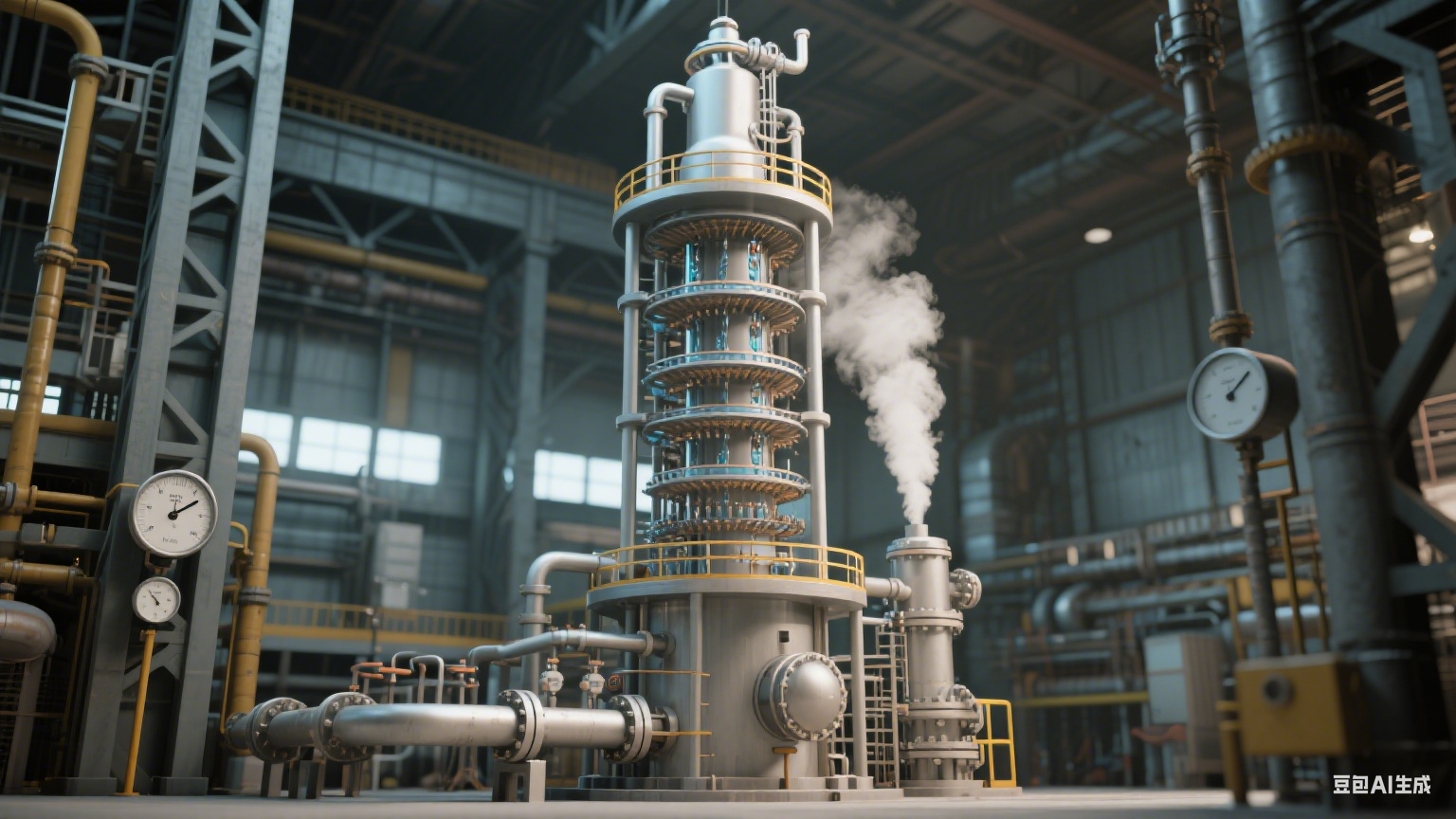 精馏塔:分离混合物的工业核心设备