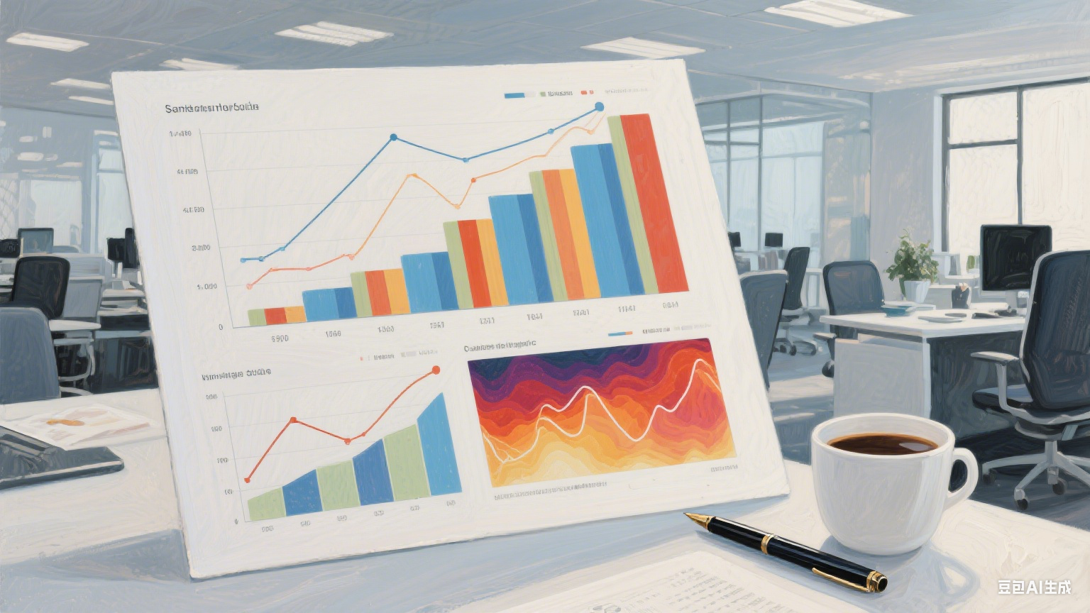 数据的诗行：当冰冷数字在图表中绽放温度