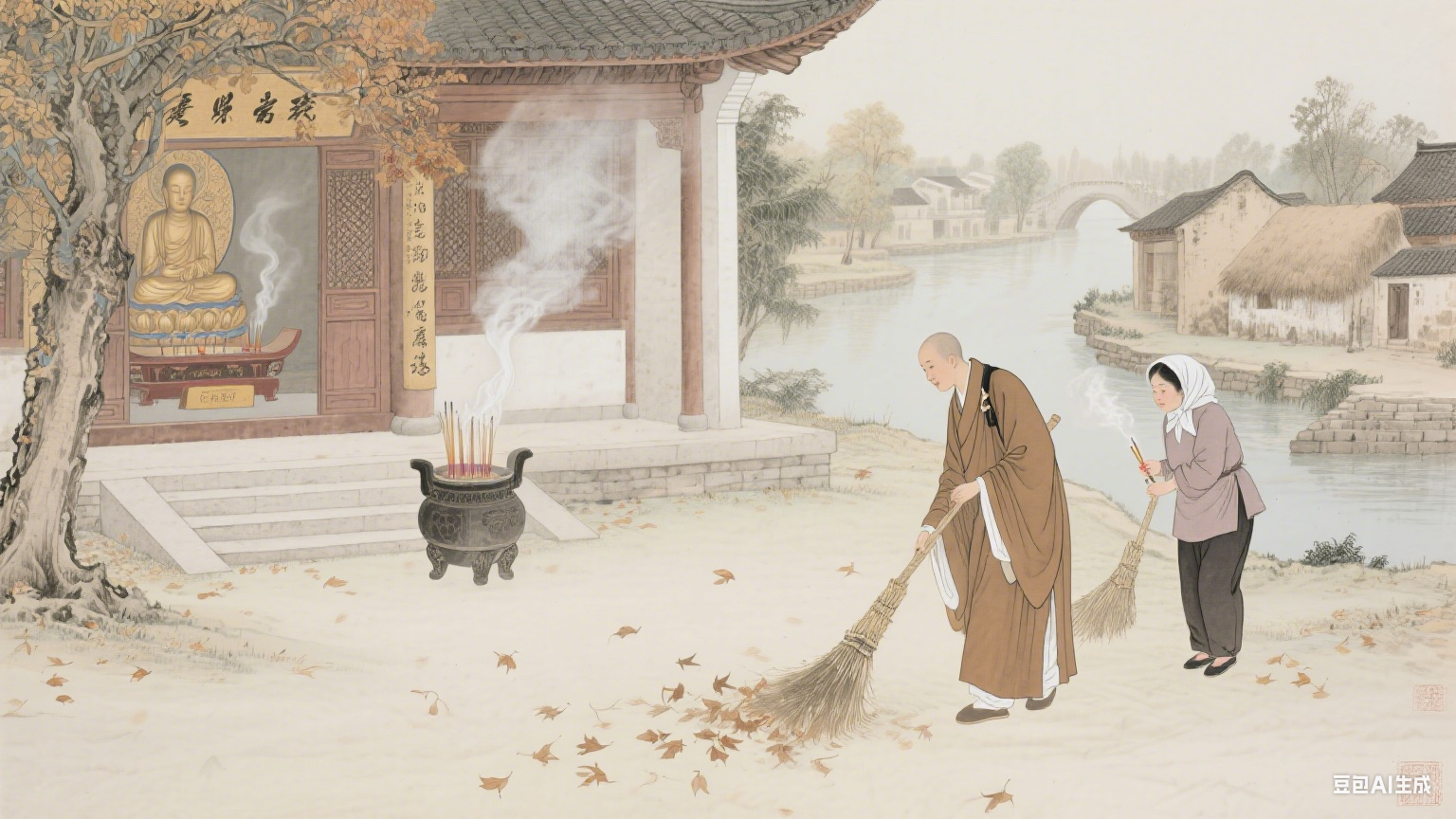 青灯古卷里的尘世回响