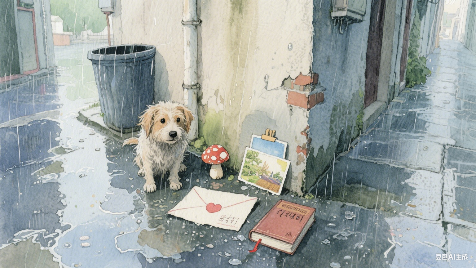 雨巷：湿漉漉的时光褶皱