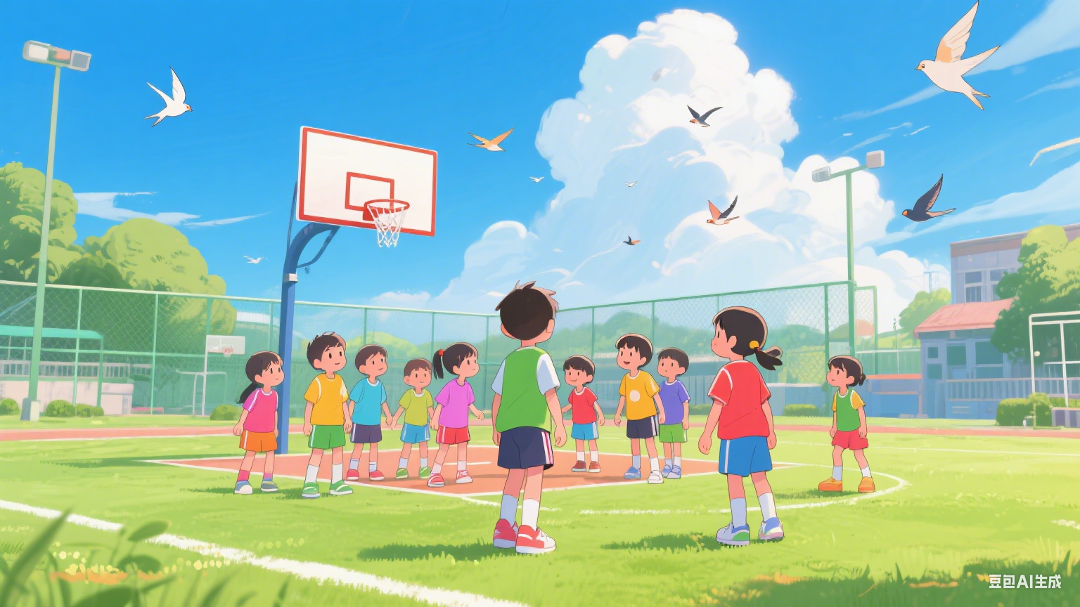 操场上的欢乐节拍