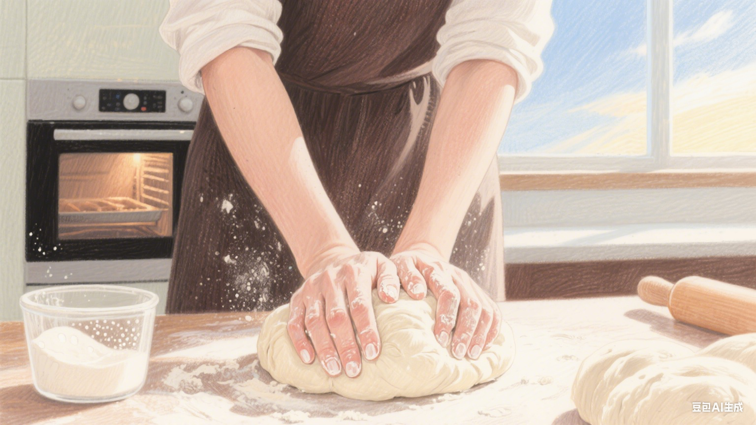 街角面包店的晨光