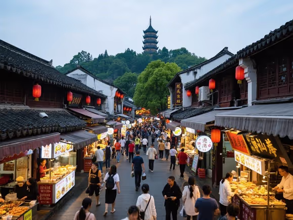 吴山景区小吃街在哪里