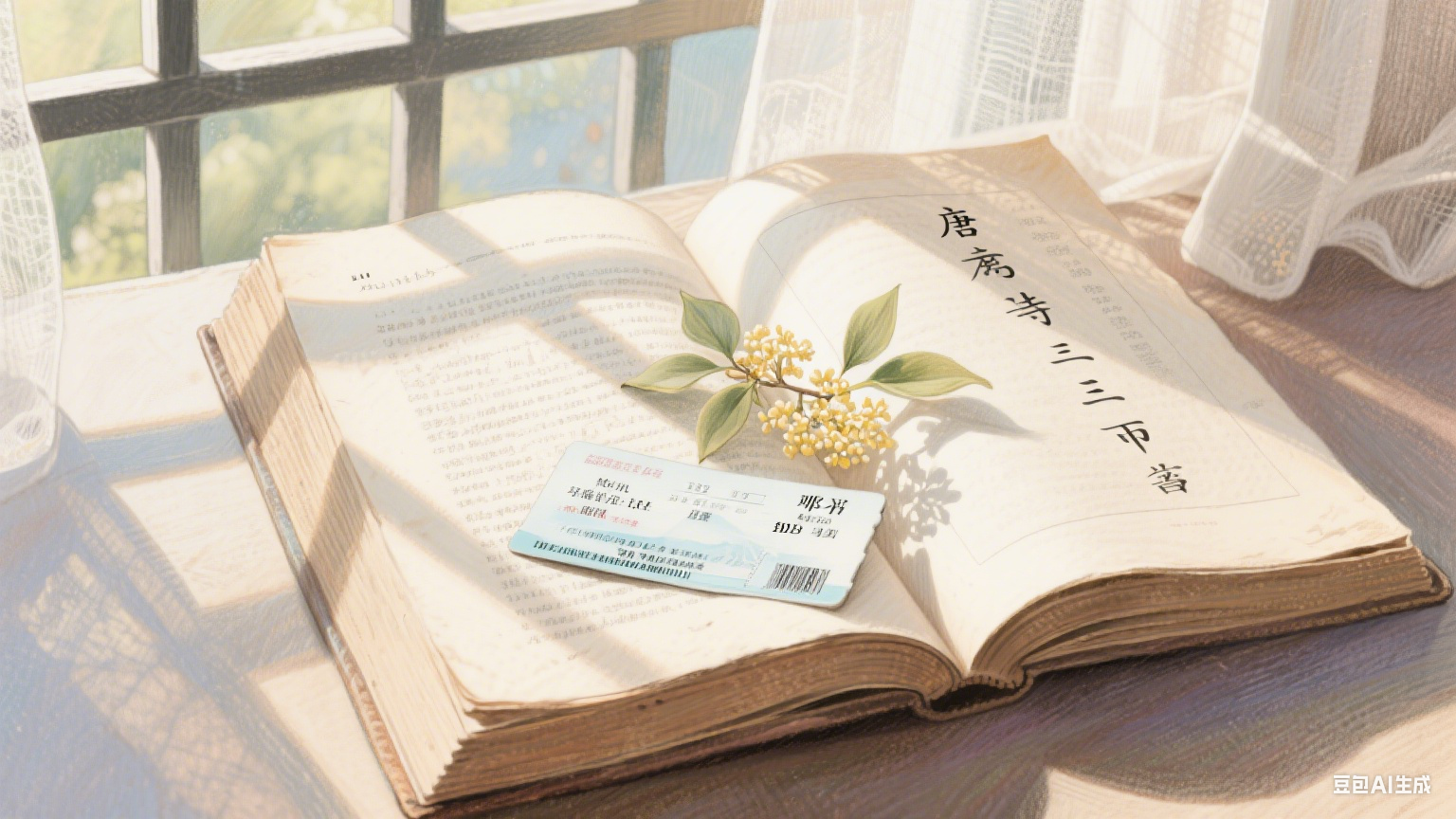 旧书褶皱里的时光褶皱