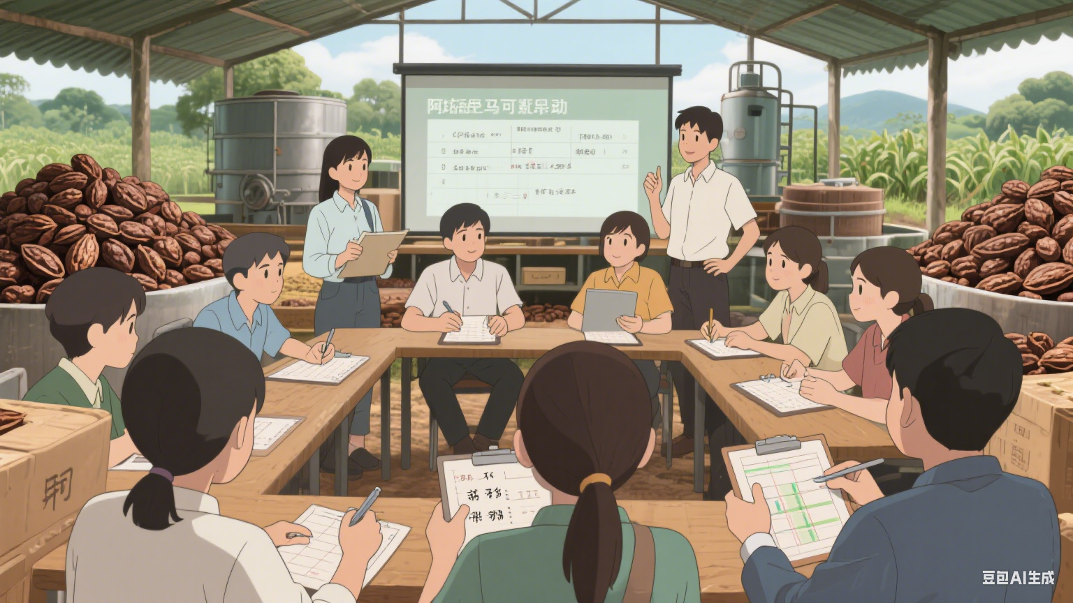 多哥洛美大学孔子学院 中文加可可产业促发展