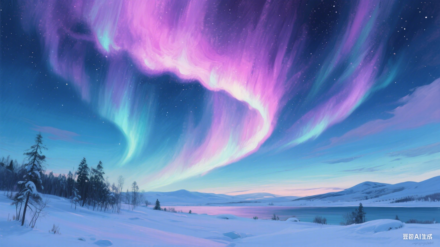 极光：夜空中流动的彩色绸缎