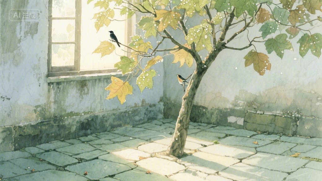 梧桐叶上的时光絮语