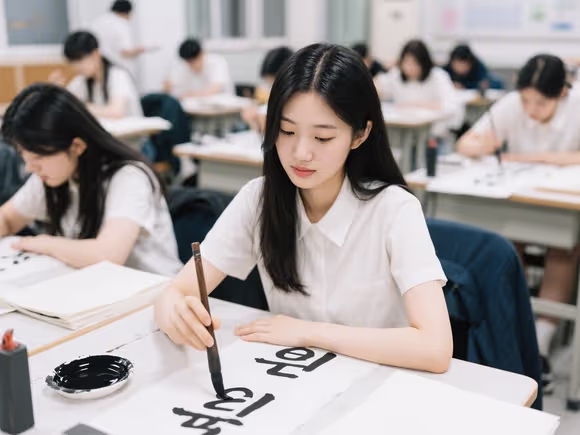 韩国留学有书法专业吗女生
