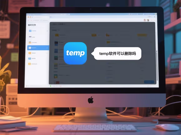 电脑temp软件可以删除吗