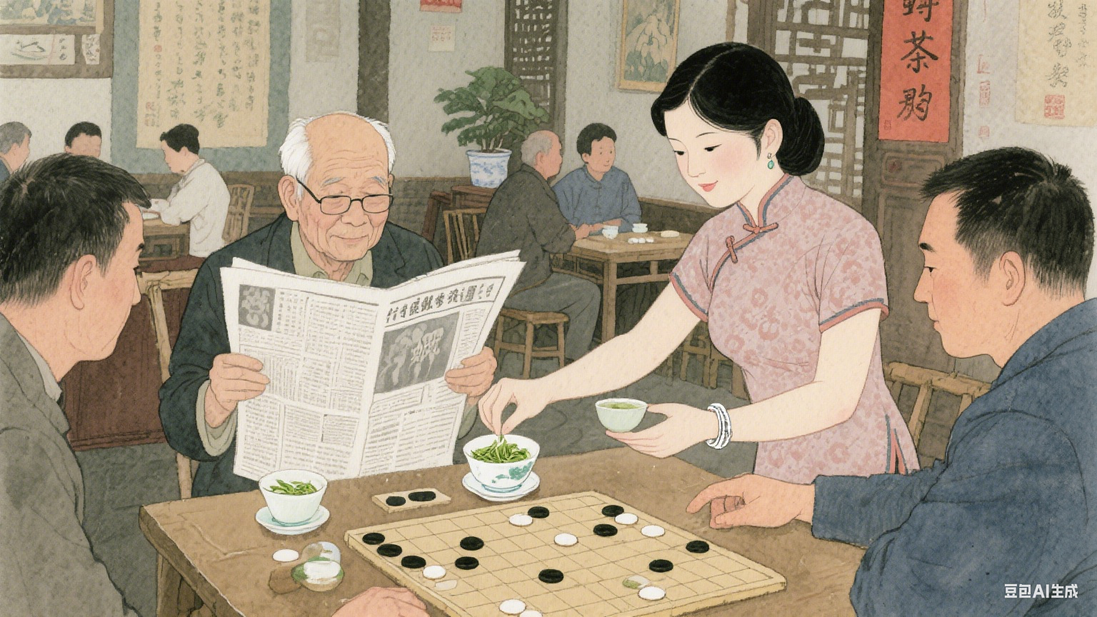 巷尾老茶馆：时光煮出的烟火气