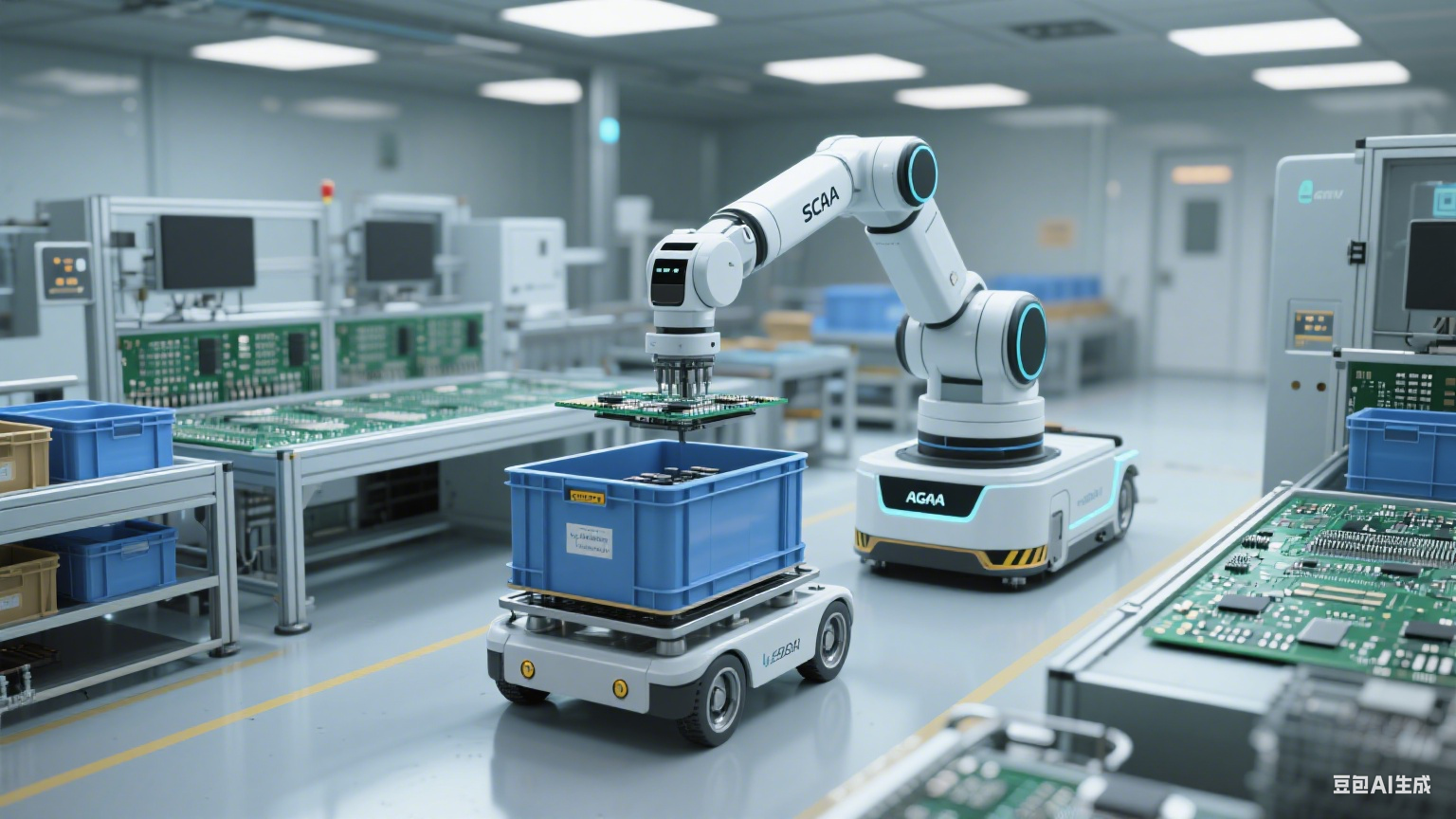 钢铁丛林里的 “无声工匠”：工业机器人的日常故事