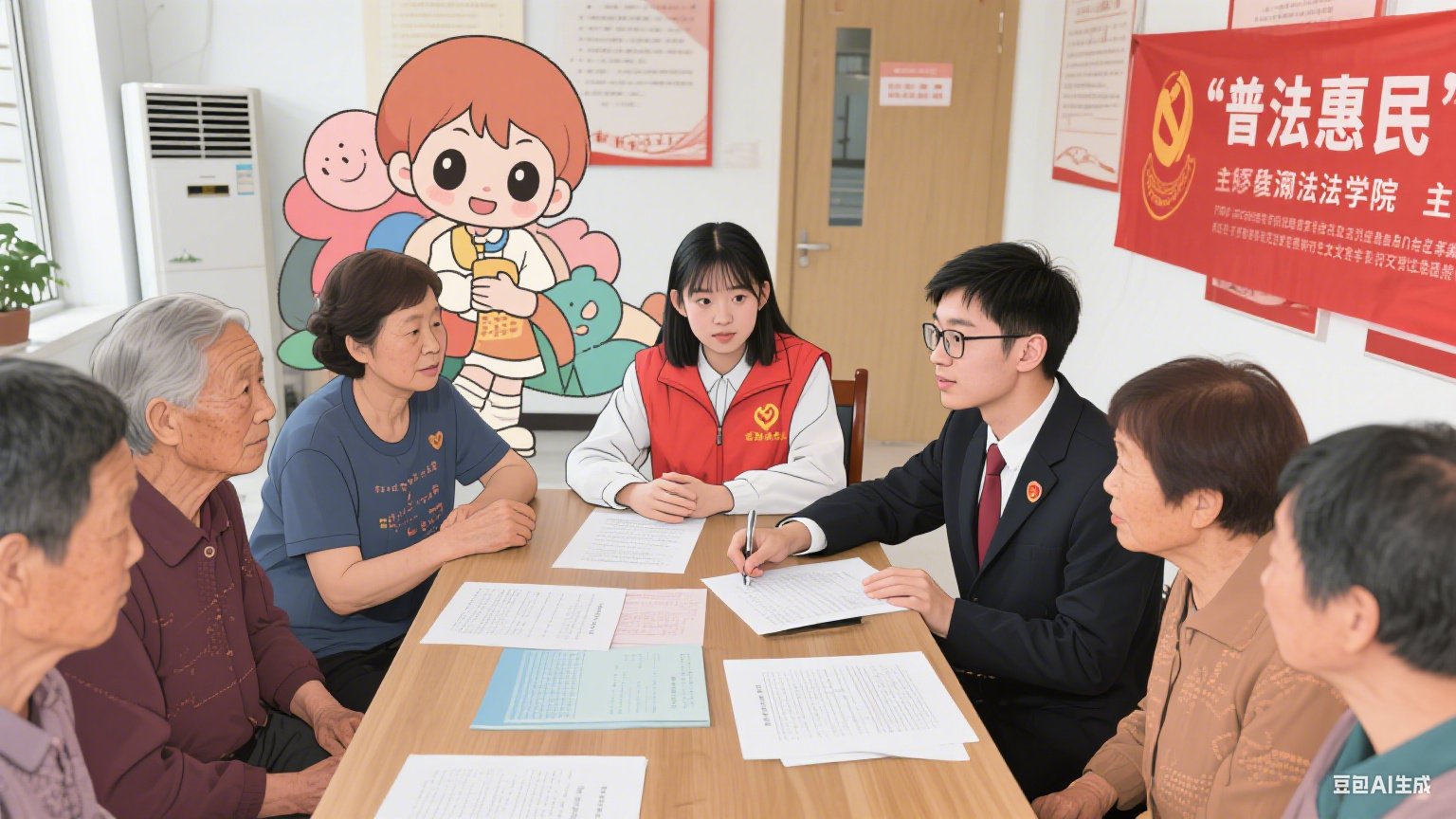 临港法学院开展 “普法惠民” 行动 为社区居民提供法律援助