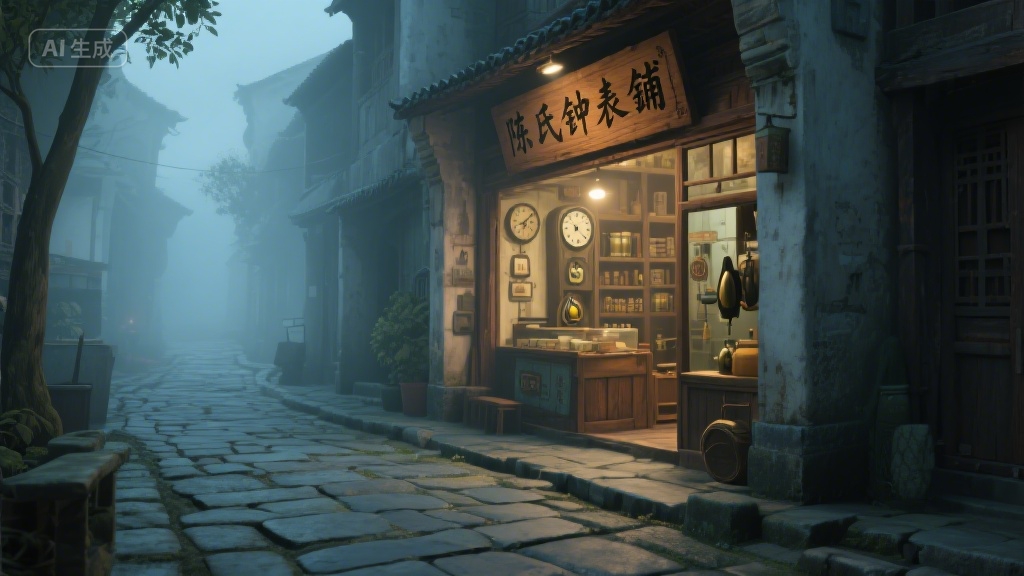 老钟表铺里的时光密码