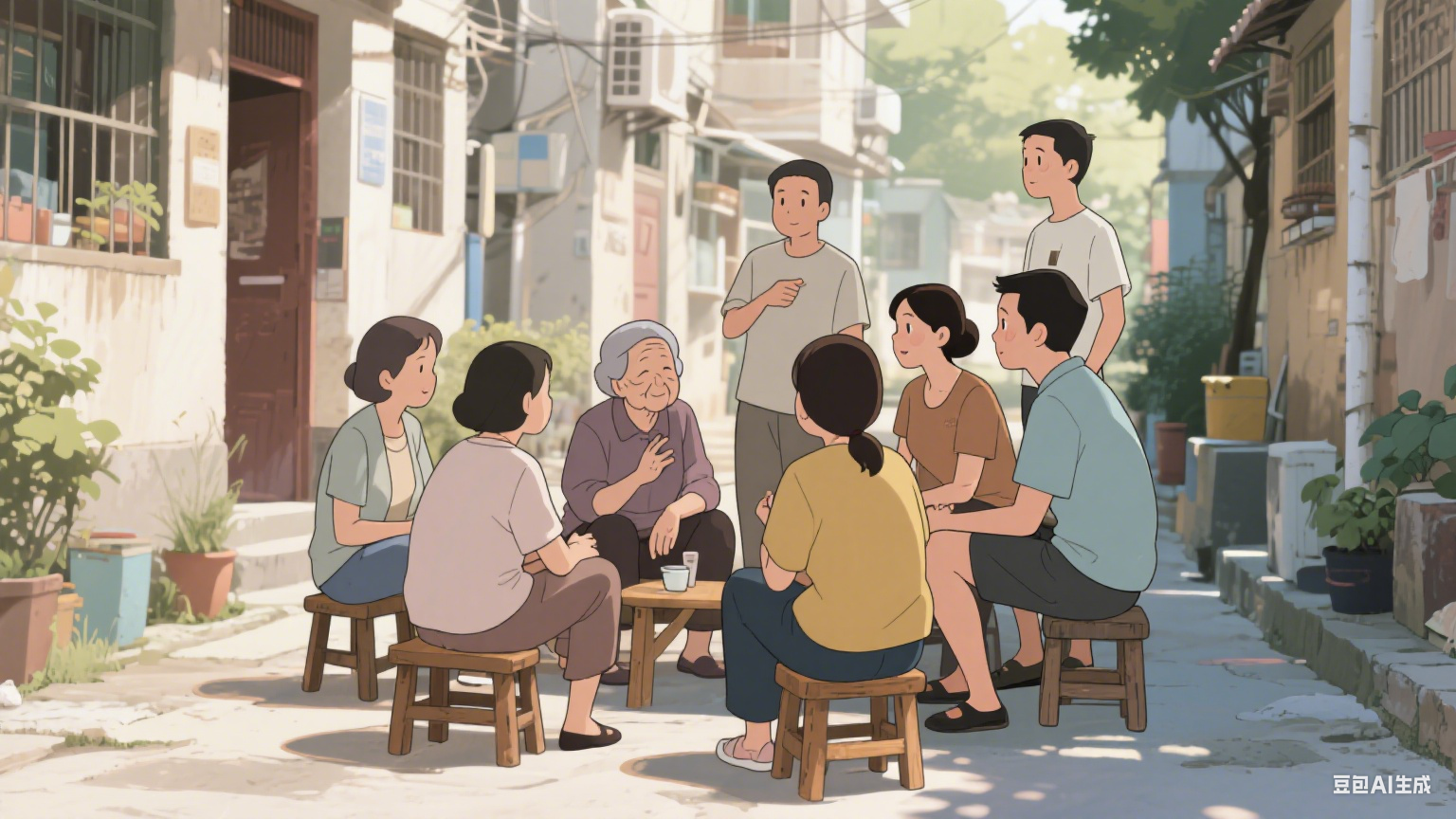 巷口的茶话与屏幕里的回声