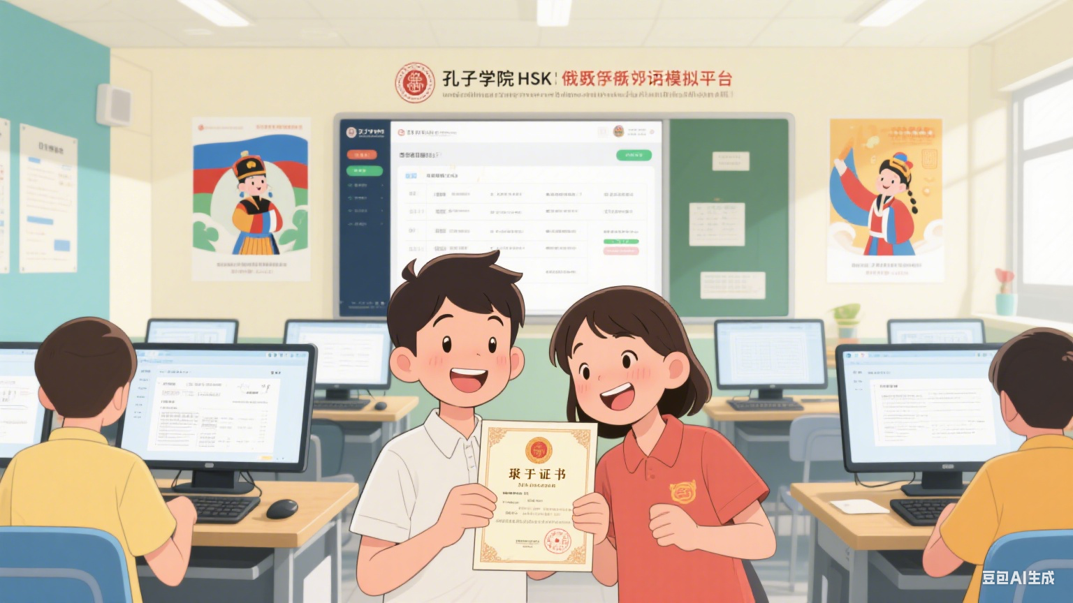 俄罗斯莫斯科国立大学孔院 HSK 考试增设预科通道 中文成绩对接高校专业