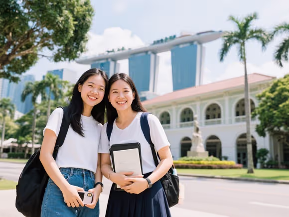 闺蜜新加坡留学怎么办