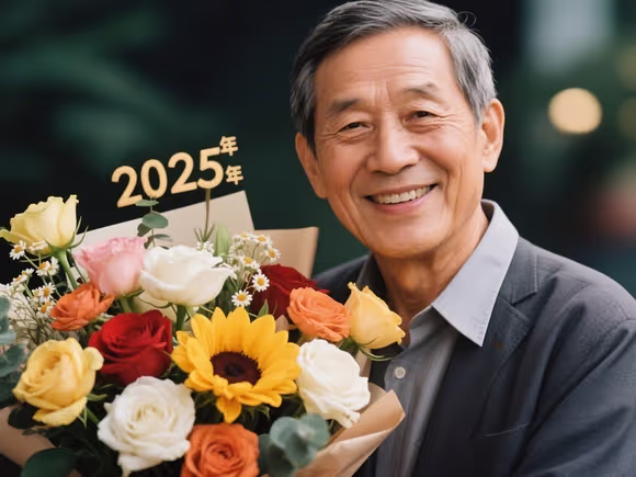 送给父亲生日的花