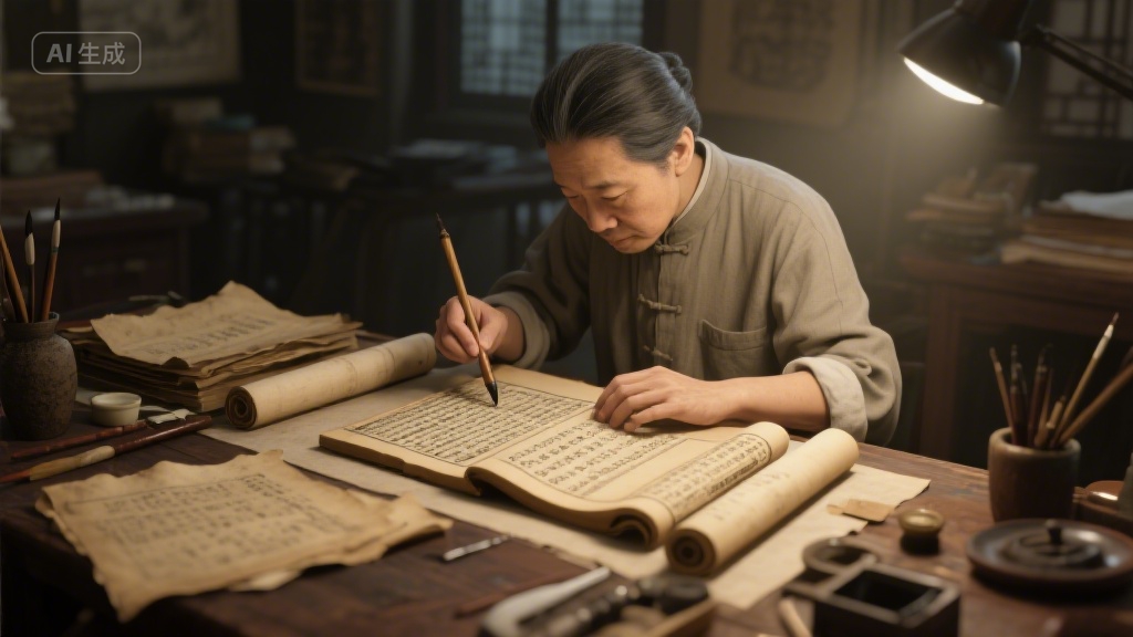 古籍修复：文明长河中的默默守护