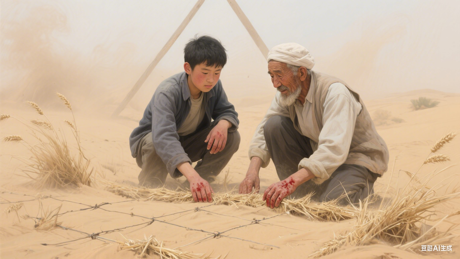 沙窝窝里的 “零碳” 年轮