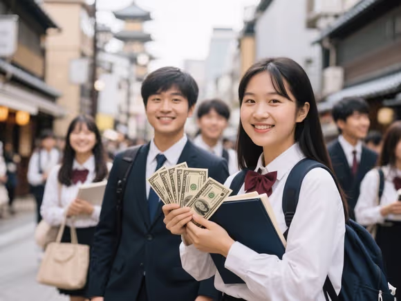 日本华人留学有钱吗