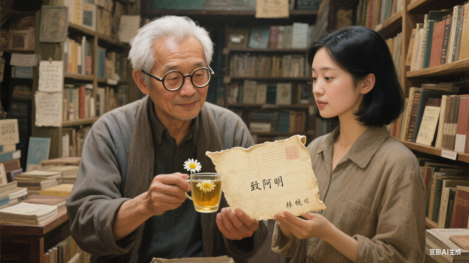 旧书店里的时光信笺