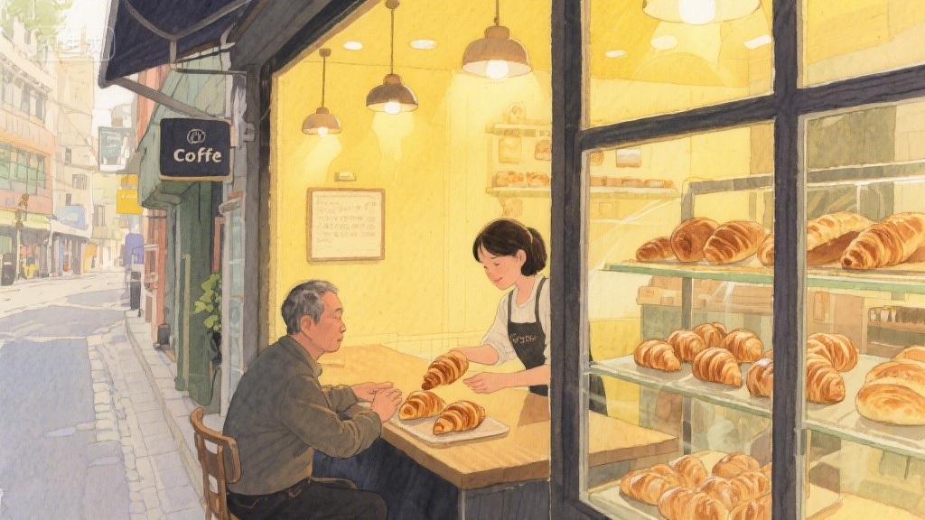 街角咖啡馆的温暖时光