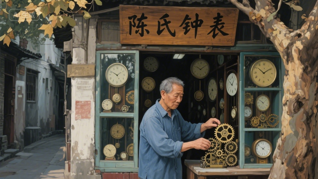 街角老钟的秘密