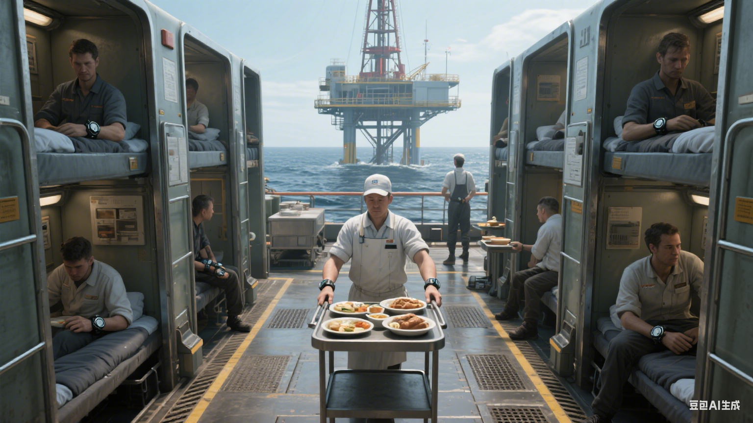 海上 “钢铁城堡” 里的日子：我与海洋平台的故事
