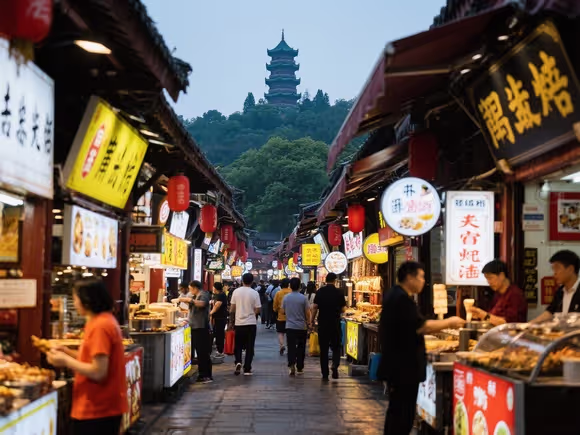 吴山景区小吃街在哪里