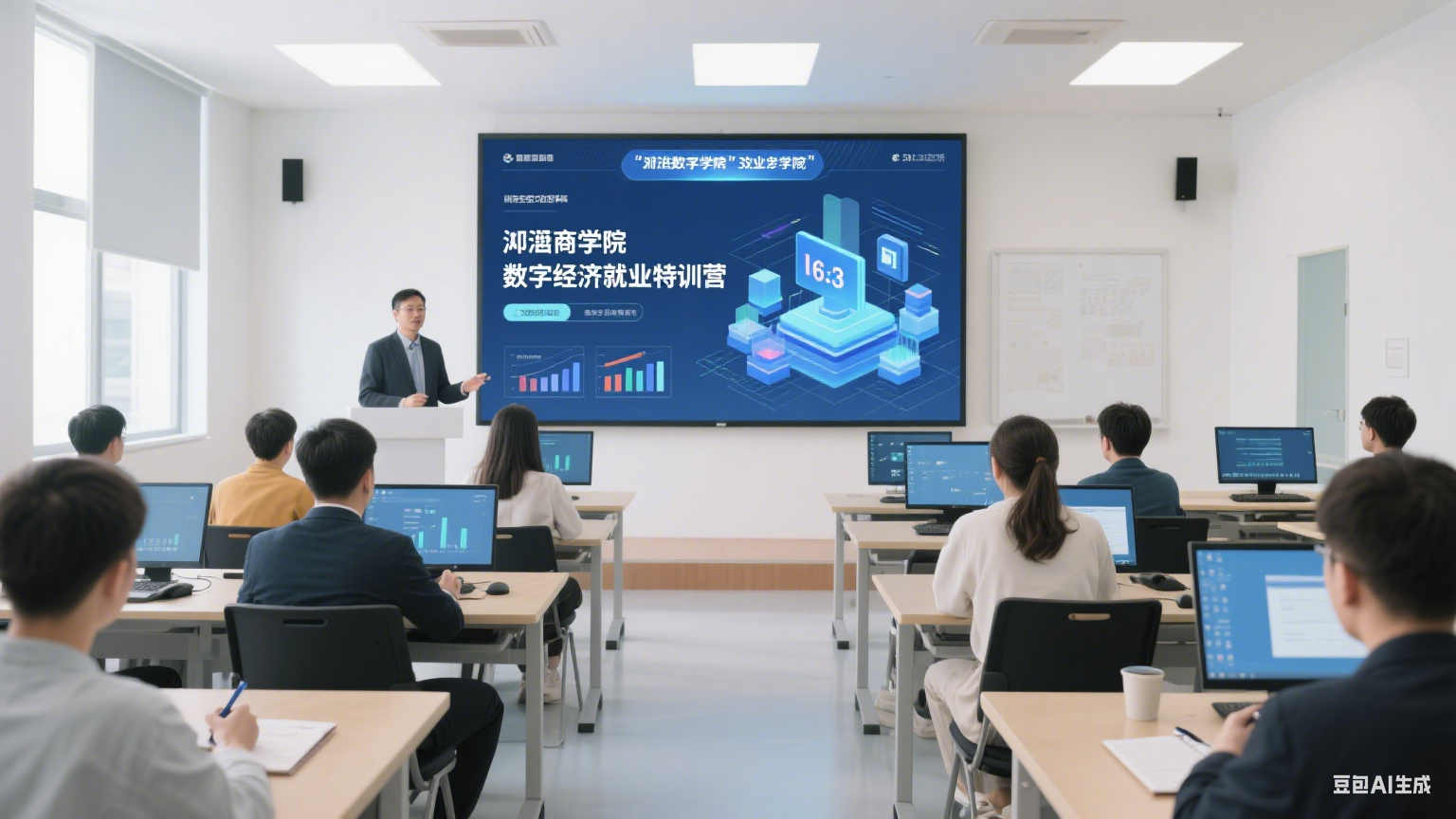 临港商学院开设 “数字经济就业特训营” 精准对接行业需求