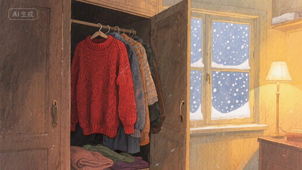 那件起球的旧毛衣，藏着我半生的暖