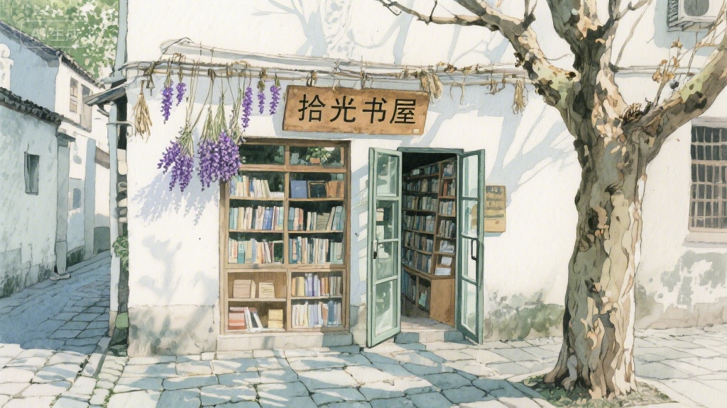 巷尾旧书店：时光褶皱里的墨香秘境
