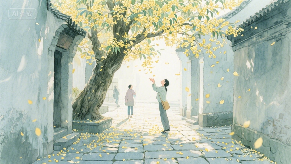 桂香漫卷时，人间忽晚