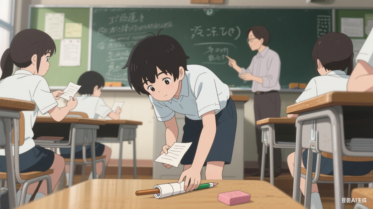 课堂上的飞鸽传书