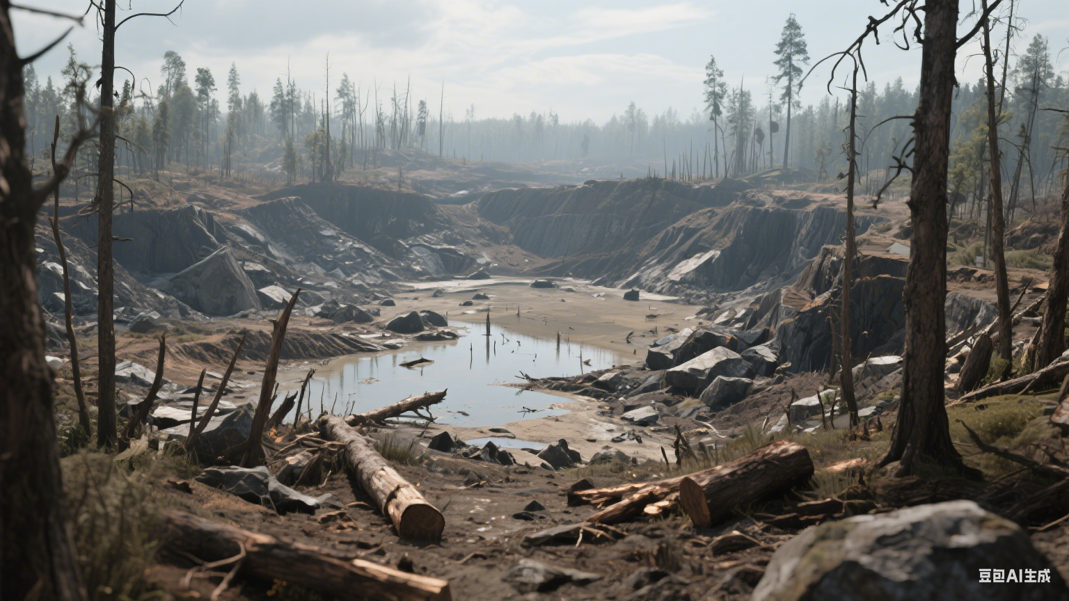 绿潮漫过伤痕时，每片新叶都在诉说重生