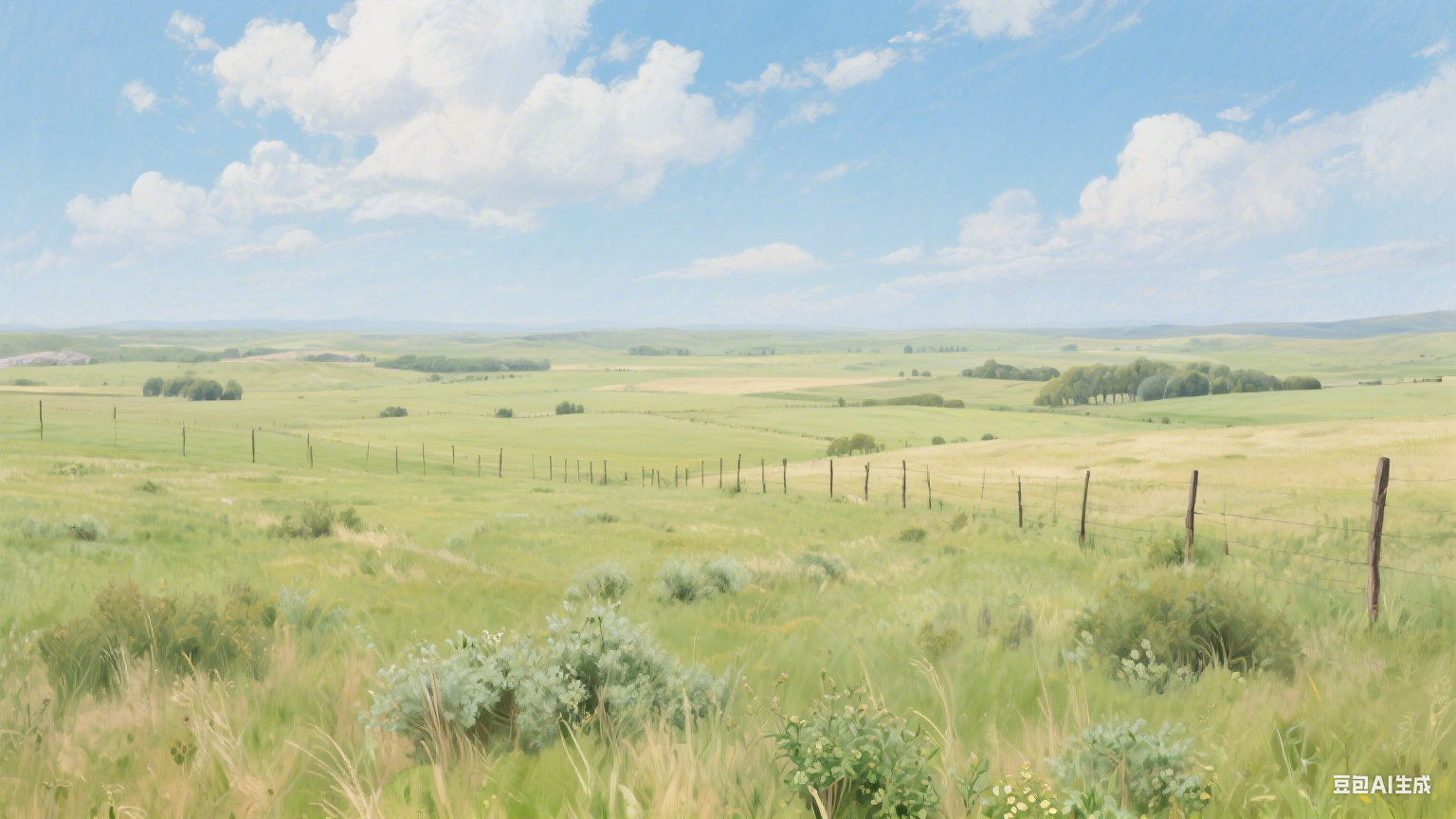 走进大牧场：看牛羊如何在草原上 “快乐打工”